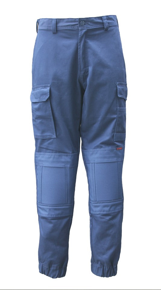 Eezneez Navy Pants - Elastic Cuffed Hem